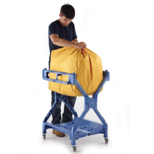 Plastic Folding Laundry Trolley - Bag Removal