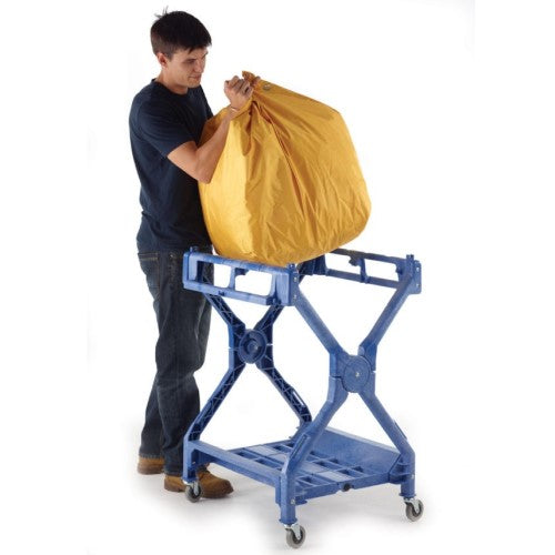 Plastic Folding Laundry Trolley - Bag Removal