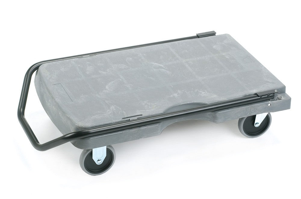 Plastic Platform Trolley with 3 Position Handle - Folded