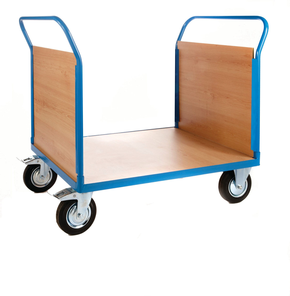 Platform Trolley with Veneer Sides