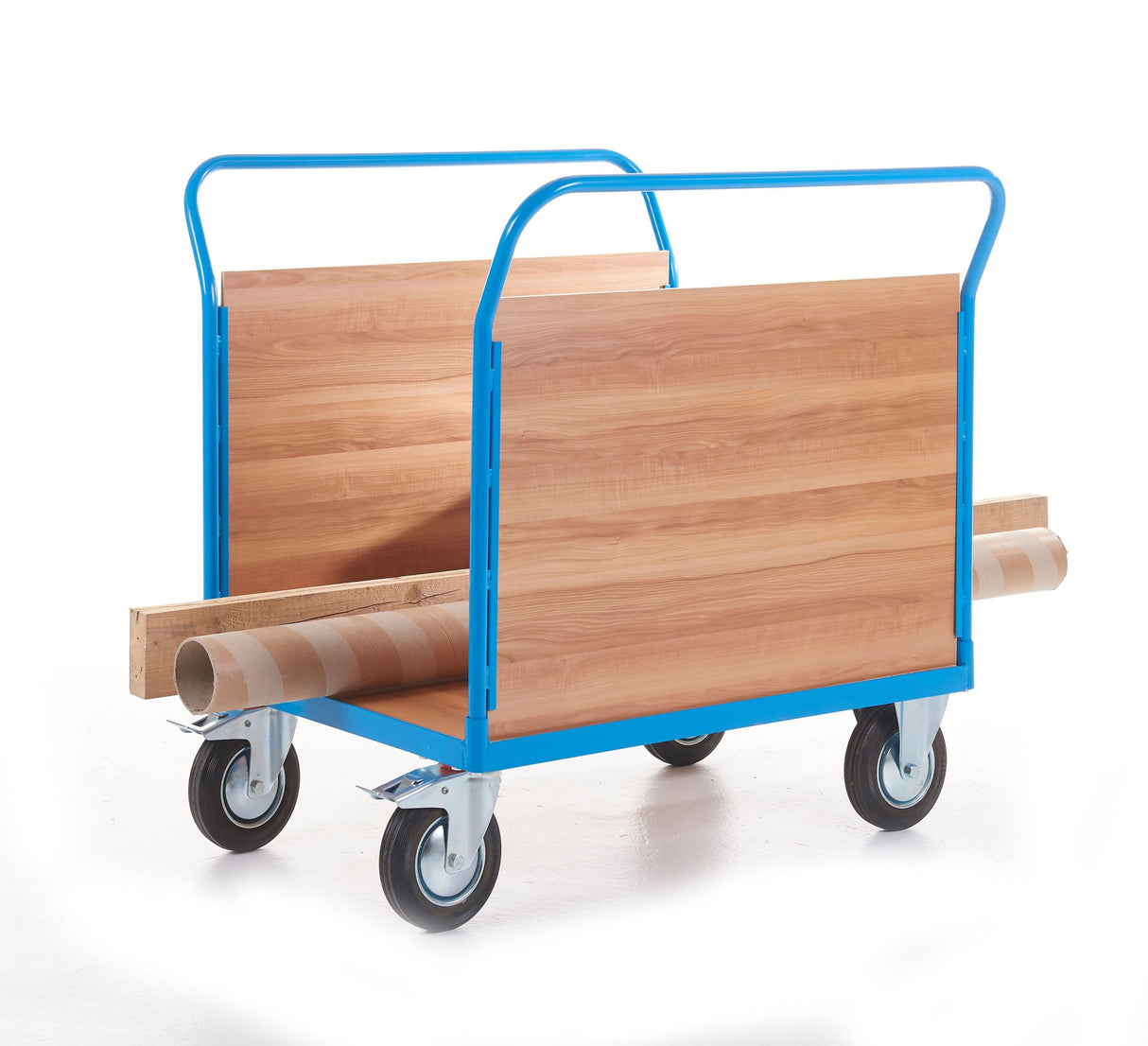 Platform Trolley with Veneer Sides