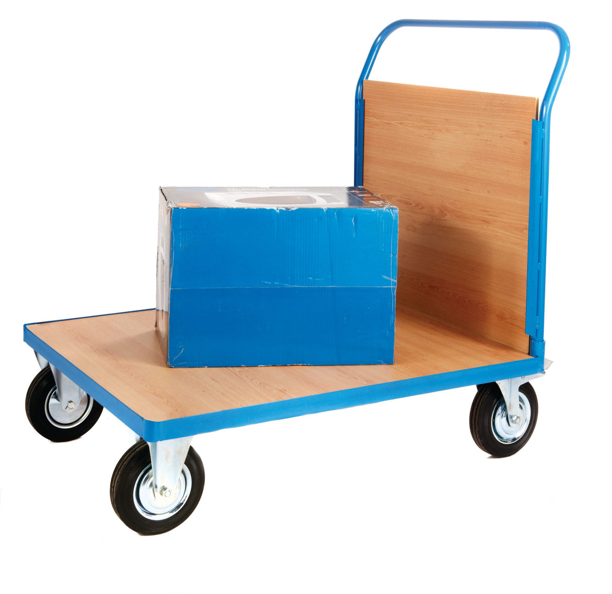 Platform Trolley with Veneer Sides