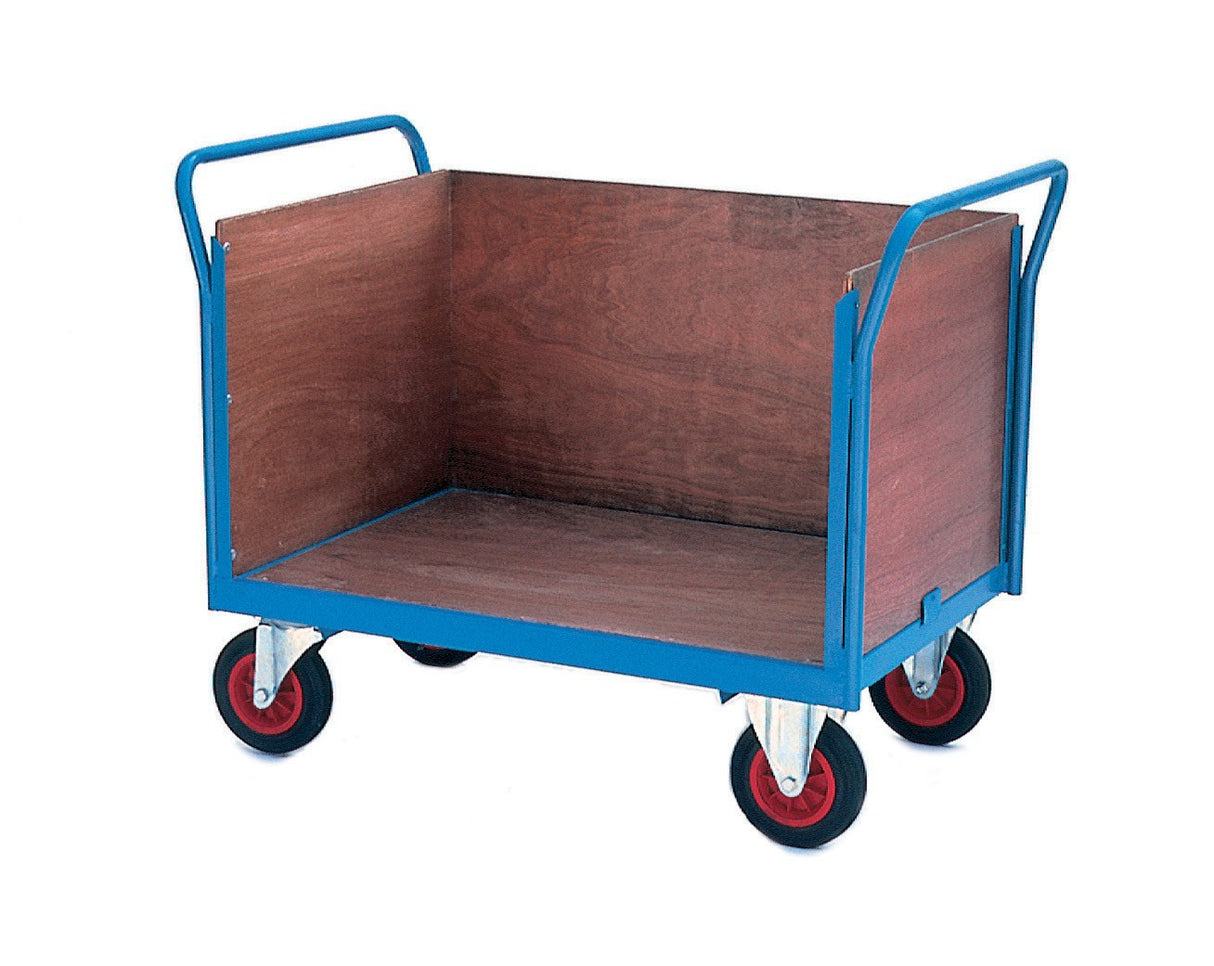 Platform Trolley with Solid Sides 3