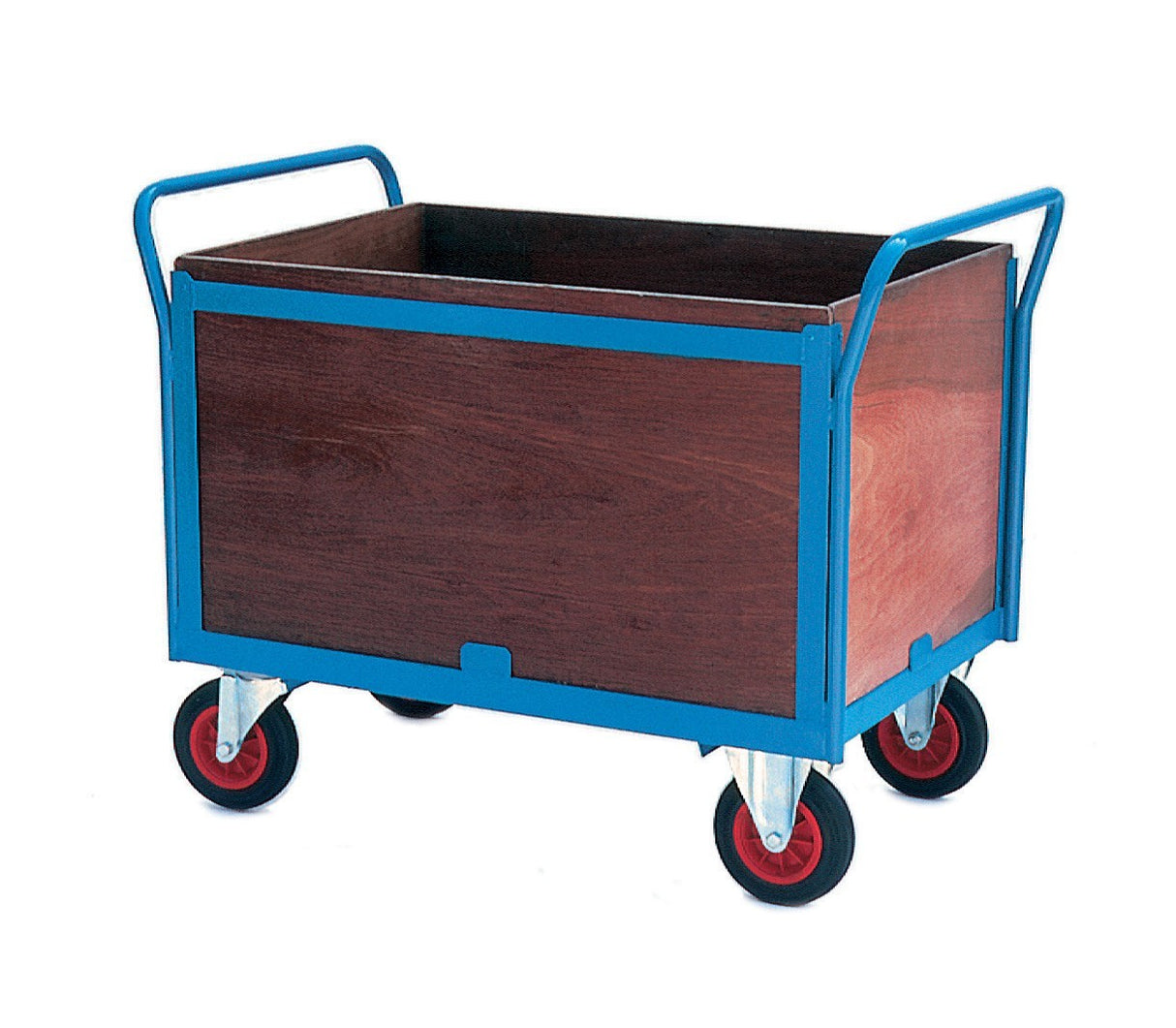 Platform Trolley with Solid Sides 4