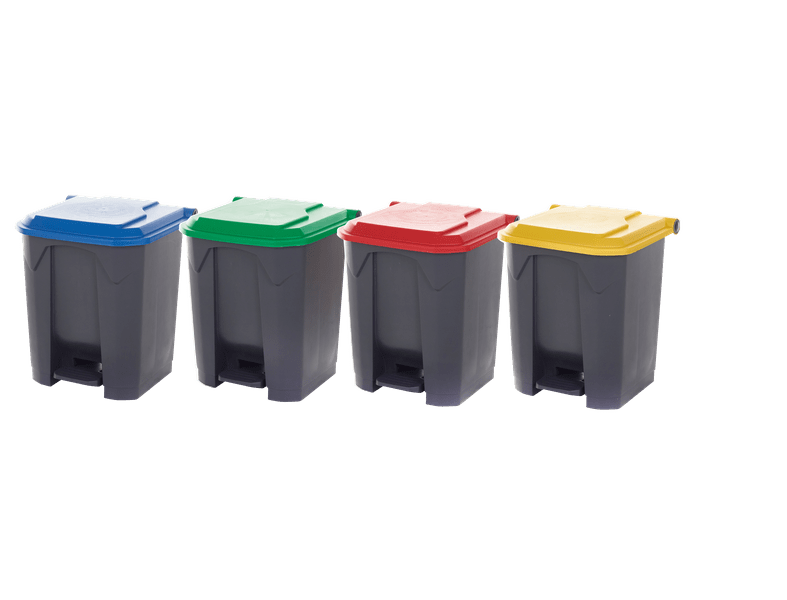 recycling pedal bins