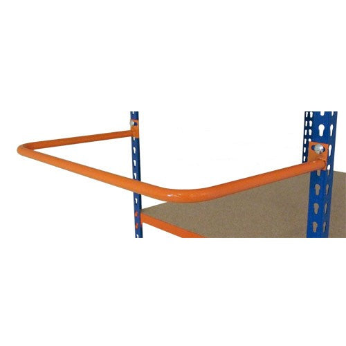 retaining hoop for medium duty shelving