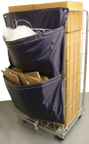 rollcage mounted recycling sack