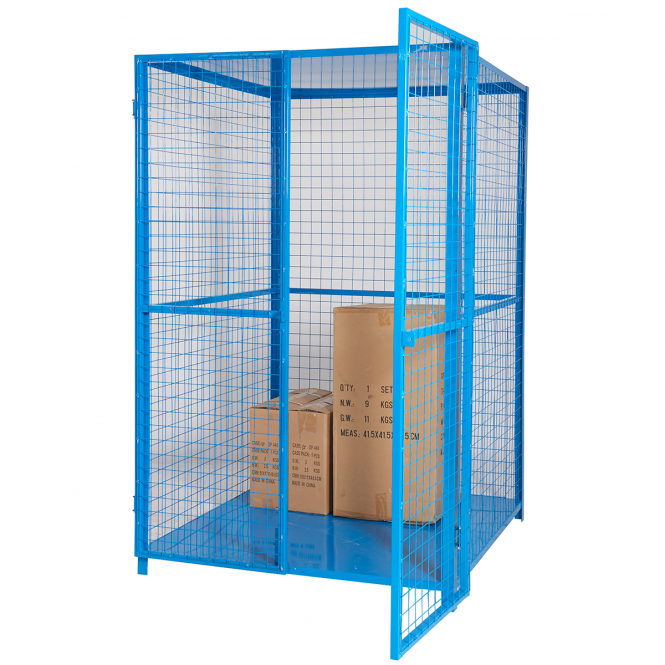 security cage with roof and base