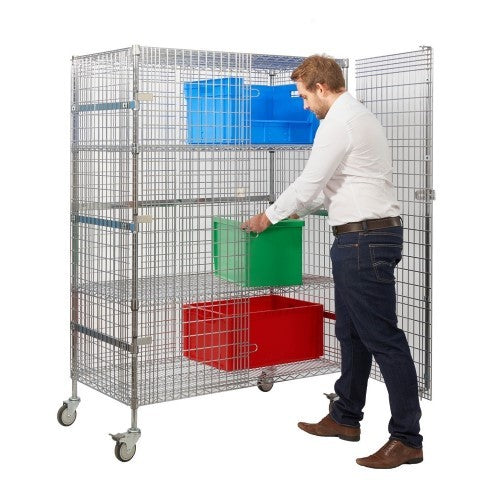 Security Trolley with Door Open