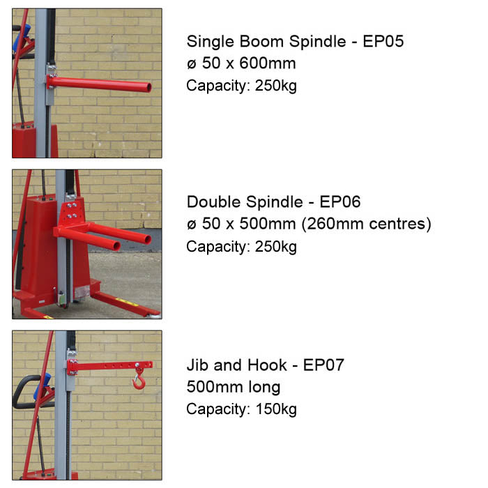 single boom jib hook