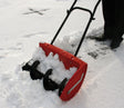 snow clearer in use