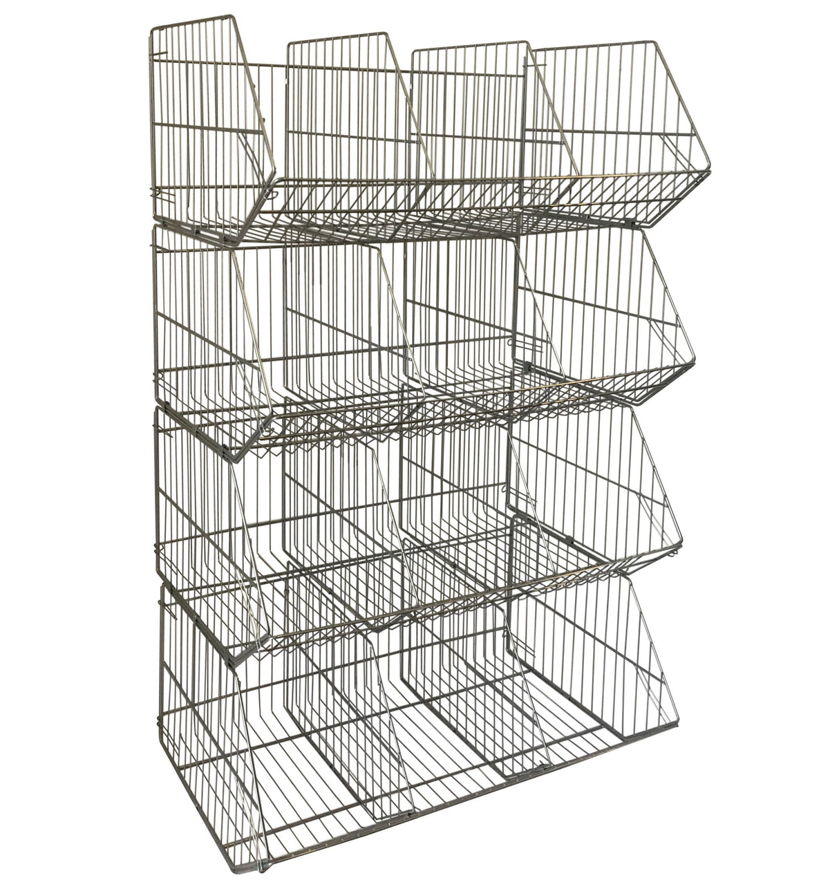 stacking display baskets