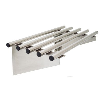 stainless steel piped shelf