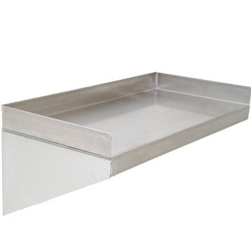 stainless steel wall mounted shelf