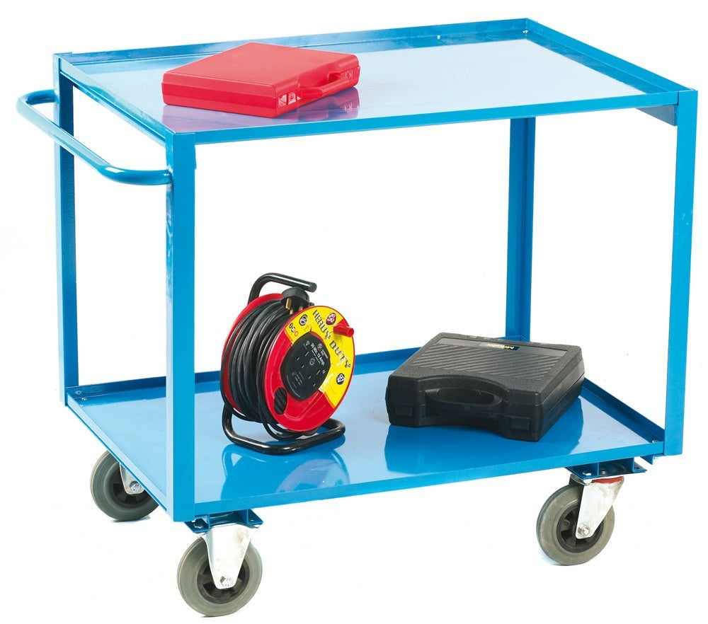 Steel 2 Tier Shelf Trolley
