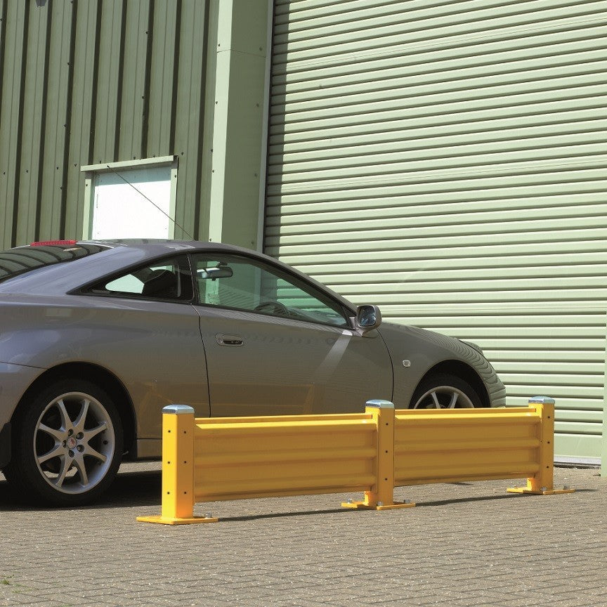 Steel Barrier System Single Posts