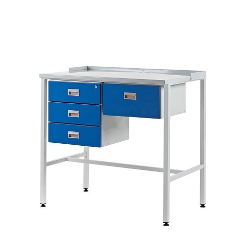 Workstation with 4 Drawers