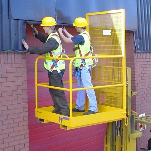 Twin Person Standard Forklift Cage 1