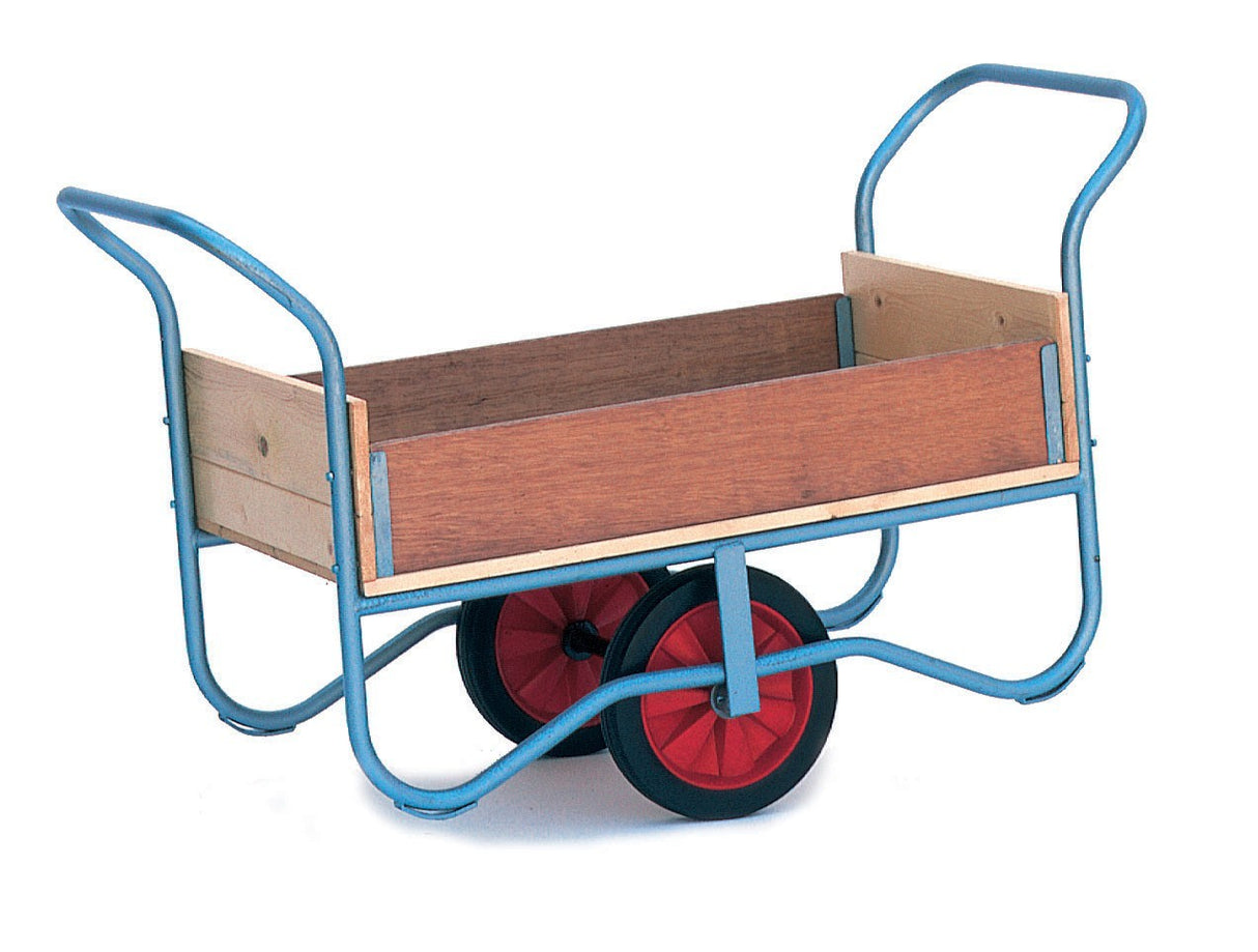 Wheelbarrow with Push Bars