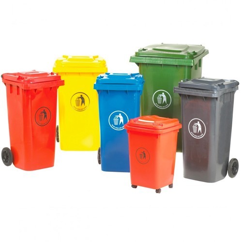 wheelie bins