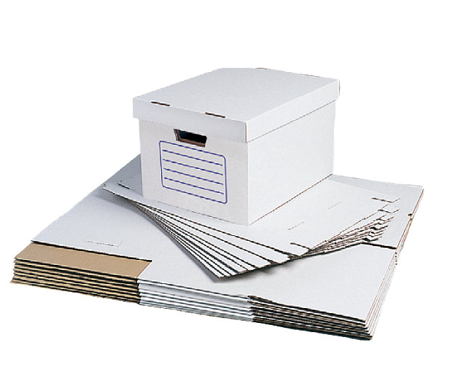 white storage boxes