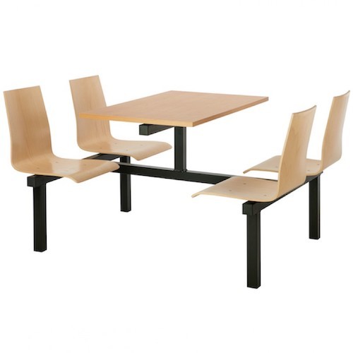 wooden canteen tables