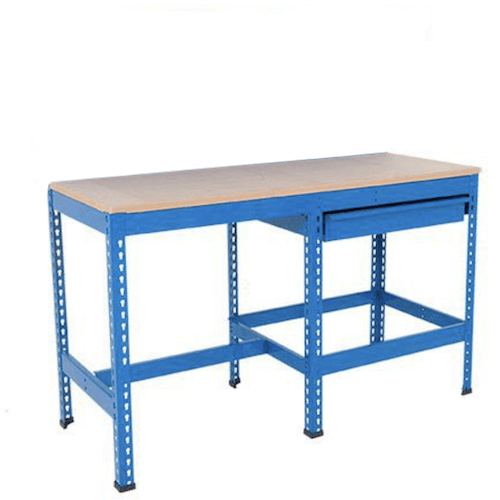 workbench with half drawer