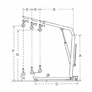 workshop crane dimensions