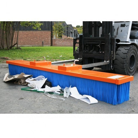 forklift brush and magnet