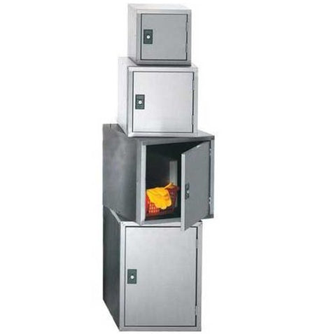 Stainless Steel Cube Lockers
