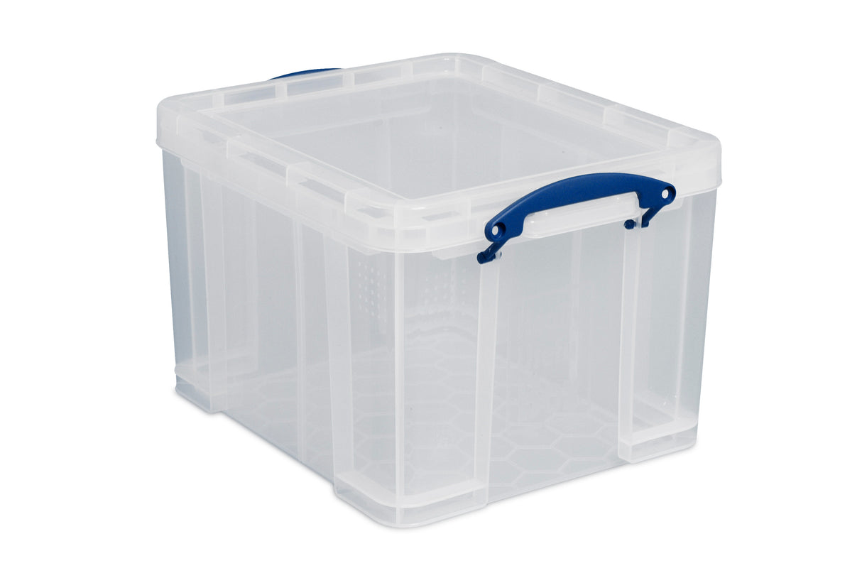 Clear Plastic Storage Box- 35 Litres
