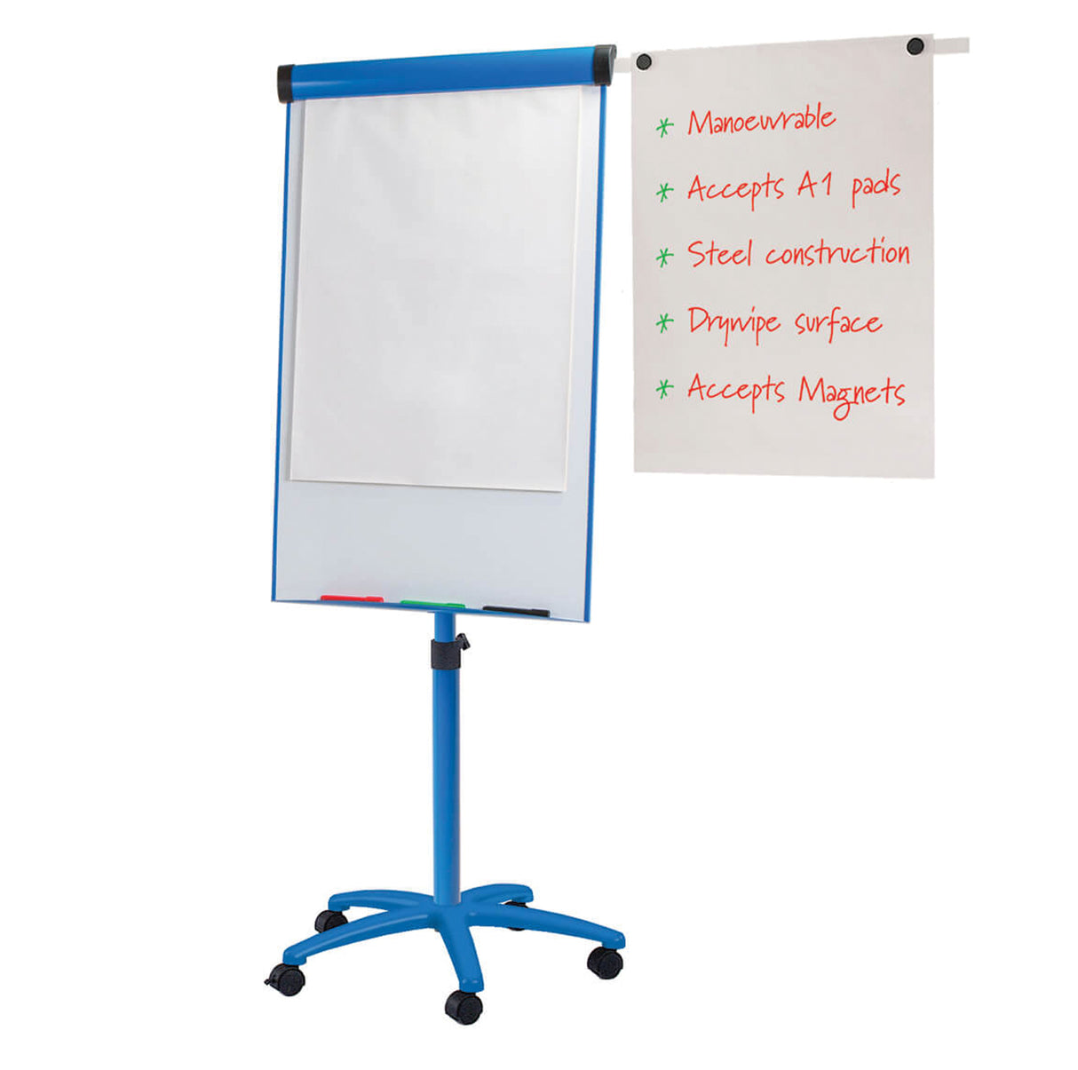 Buzzard Mobile Flipchart Easel