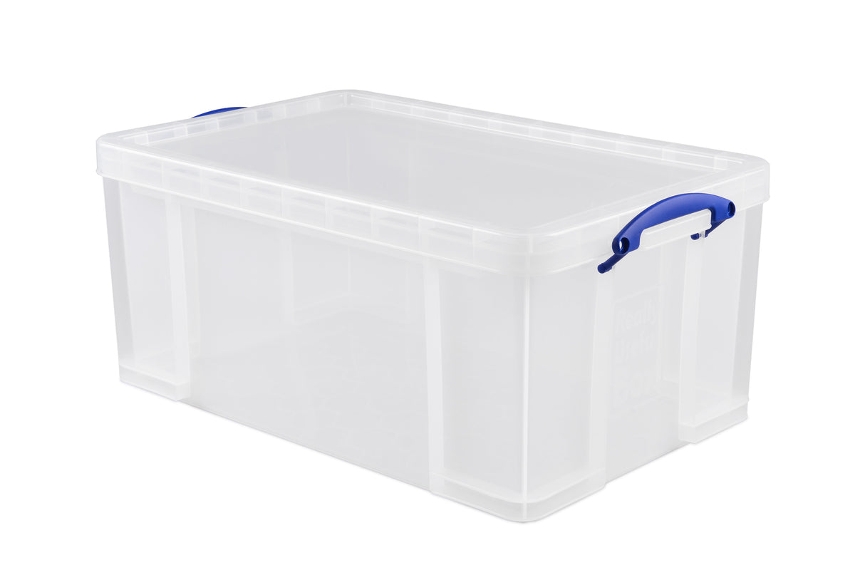 Clear Plastic Storage Box- 64 Litres