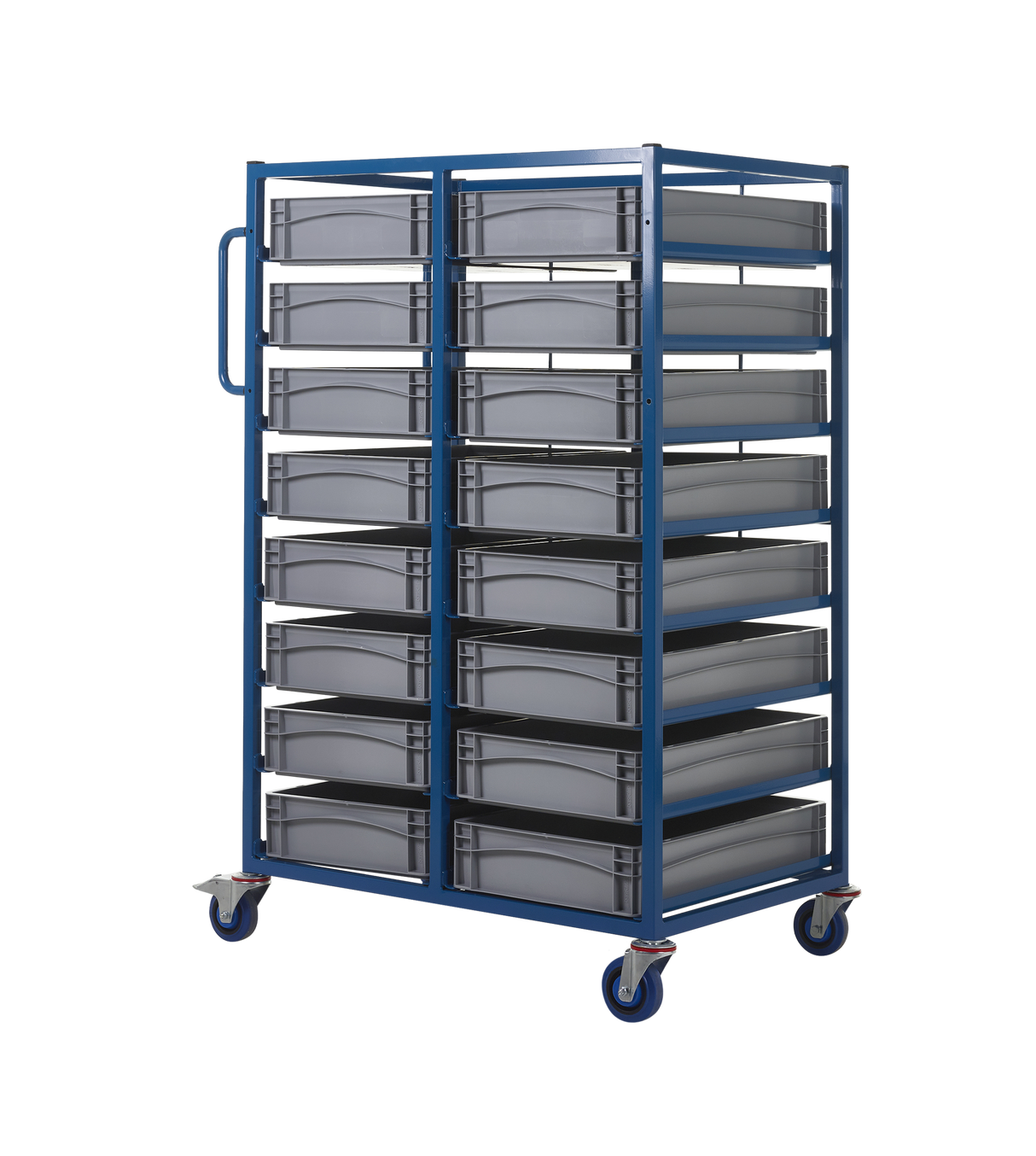 Tray Rack Trolleys complete with Euro Containers