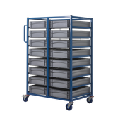 Tray Rack Trolleys complete with Euro Containers