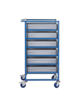 Tray Rack Trolleys complete with Euro Containers