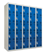 Perforated Door Charging Lockers