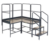 Three Platforms (2x1) Corner