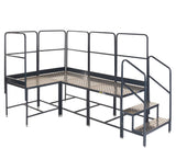 Four Platforms (3x1) Corner