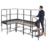 Four Platforms (3x1) Corner