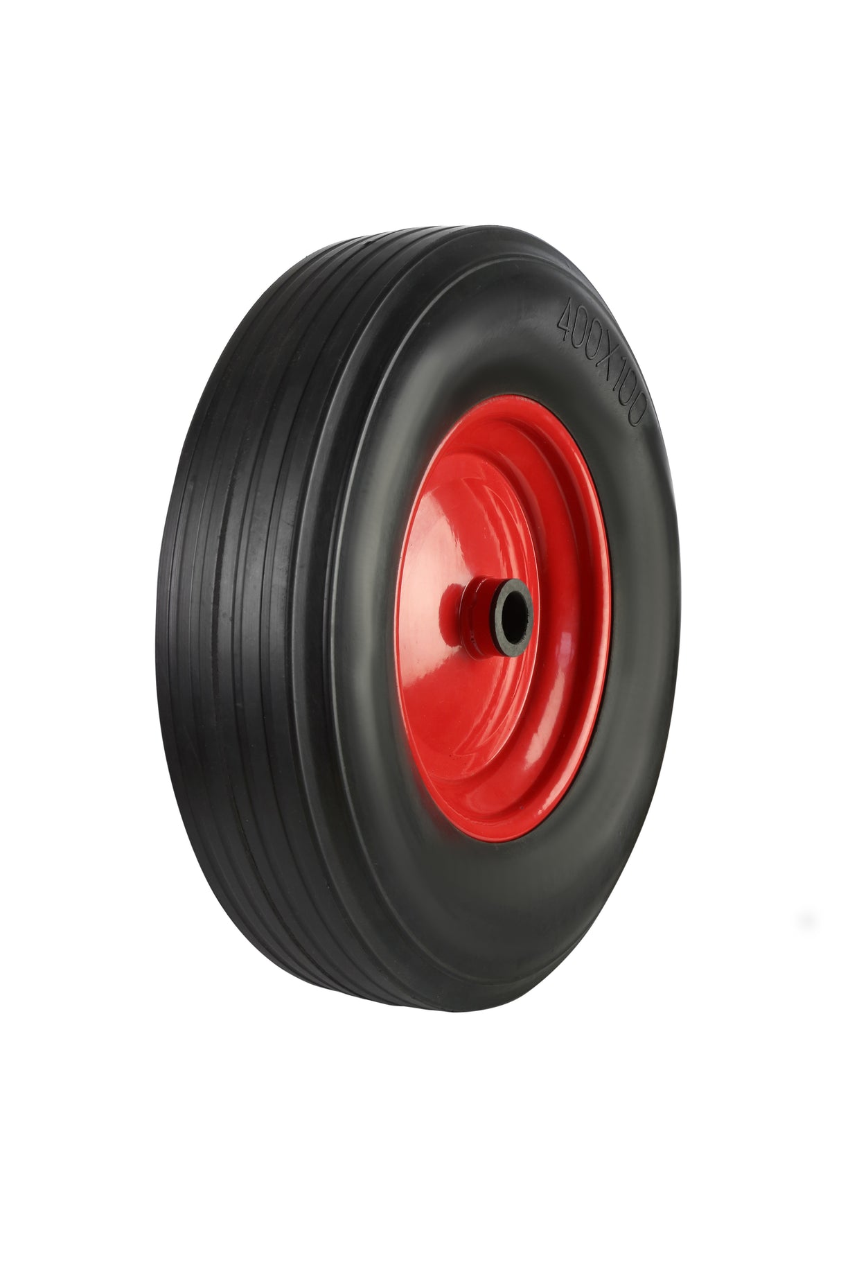 Wheels - BW Series - Black solid Rubber tyred wheels with Metal centres