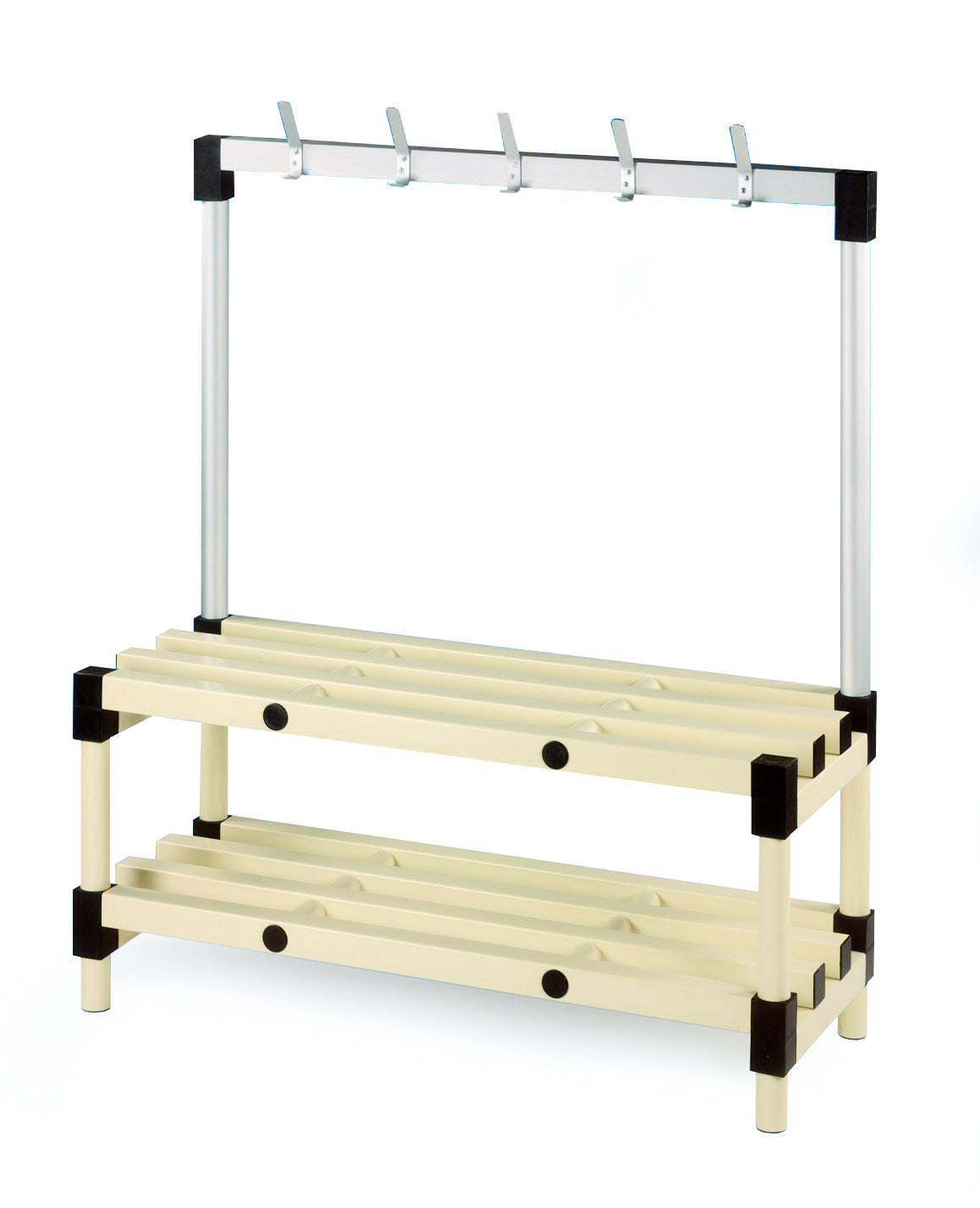 Plastic Cloakroom Equipment - Single Coat Bench O/H 1800mm