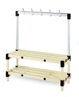 Plastic Cloakroom Equipment - Single Coat Bench O/H 1800mm