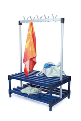 Plastic Cloakroom Equipment - Single Coat Bench O/H 1800mm
