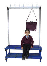 Plastic Cloakroom Equipment - Single Coat Bench O/H 1800mm