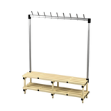 Plastic Cloakroom Equipment - Single Coat Bench O/H 1800mm