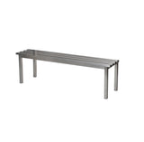 Stainless Steel Benches with Stainless Steel Slats