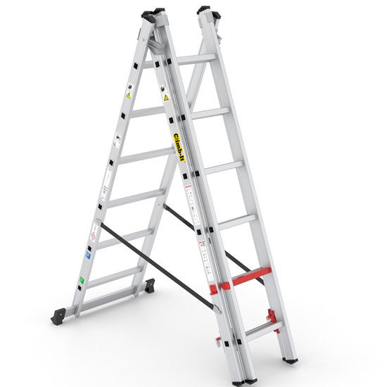 Combi Stepladders – 3-Way Aluminium Combination Ladder