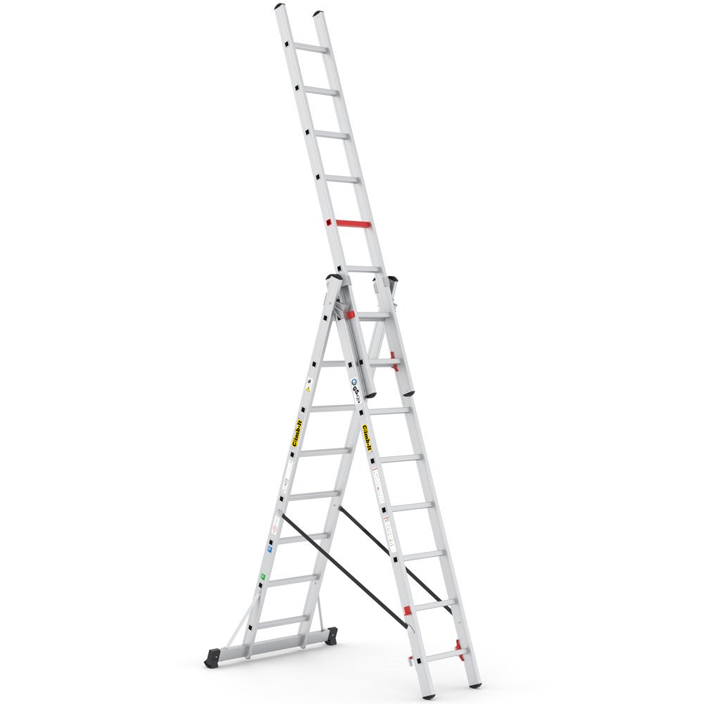 Combi Stepladders – 3-Way Aluminium Combination Ladder