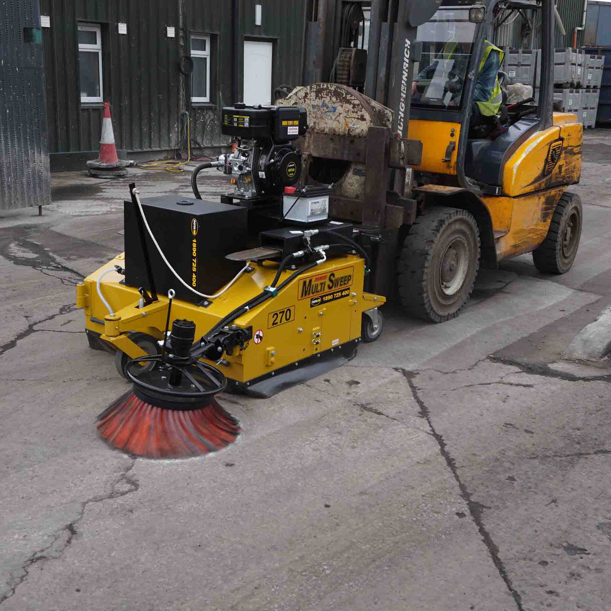 Multi Sweep 270 Forklift Road Sweeper – Engineered Solutions
